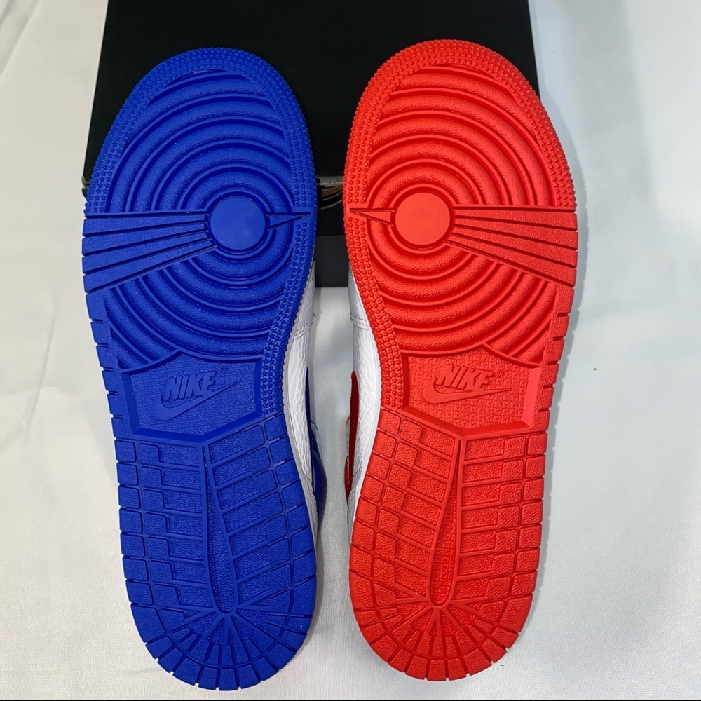 Nike Air Jordan 1 Mid GS ‘85 Blue and Red 6.5Y 8W - Picture 4 of 6